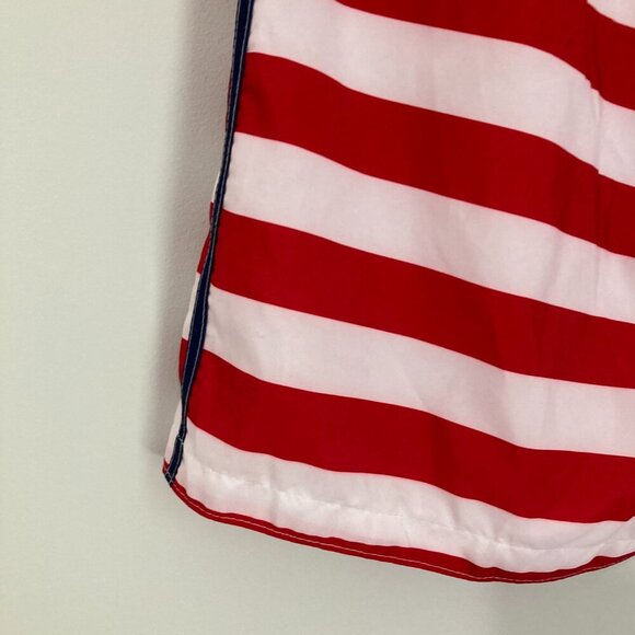 EXIST Patriotic American Flag Swim Trunks/Board Shorts Mesh Lined Men XL July - Picture 12 of 13